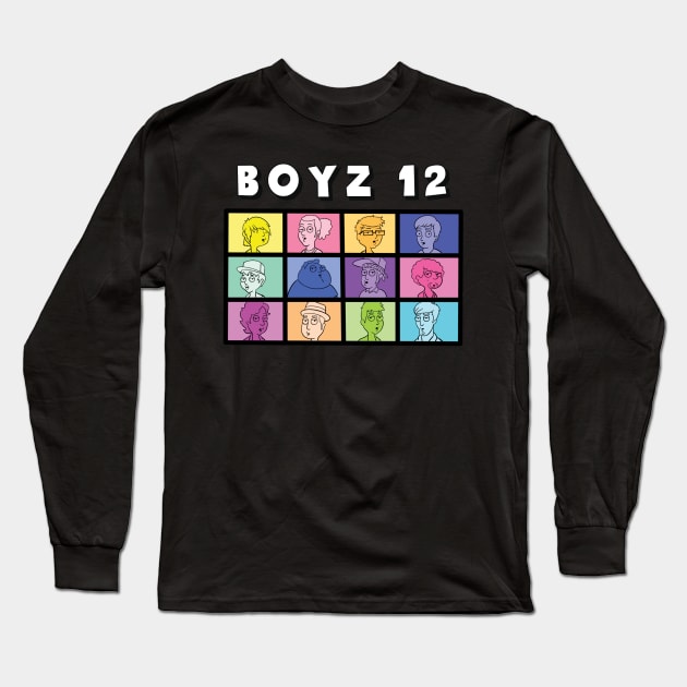 Boyz 12 Long Sleeve T-Shirt by Weebtopia